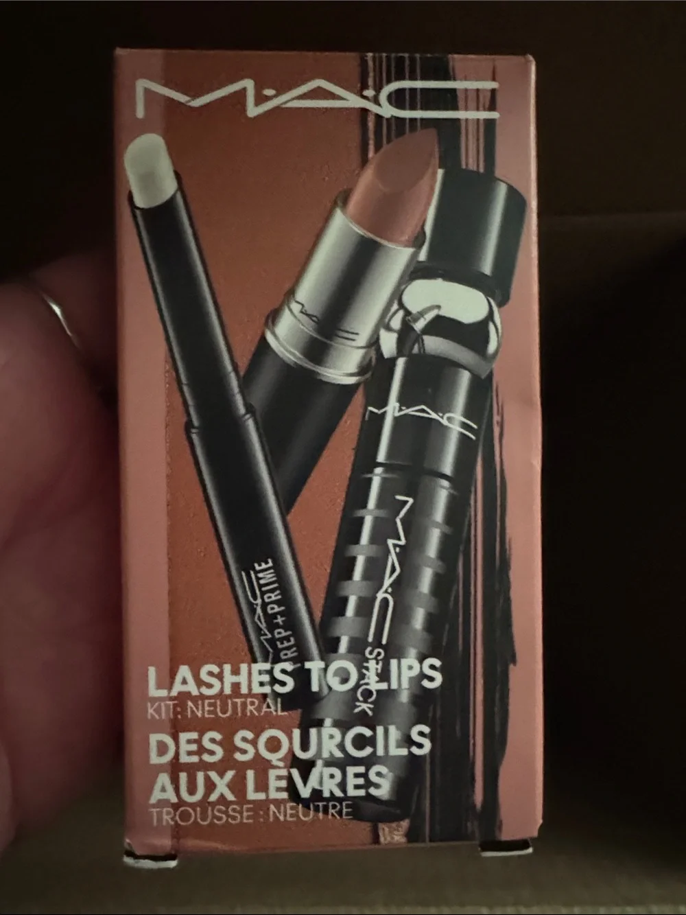 MAC Cosmetics Lashes to Lips Kit - Neutral Pink Lipstick & Mascara• Velvet Teddy - Picture 7 of 8